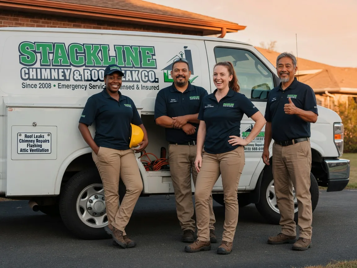 Chimney flashing repair company in Serena, IL